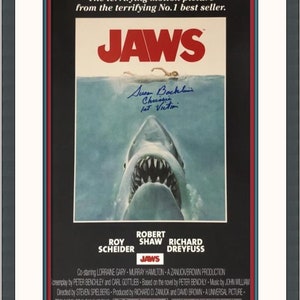 JAWS Susan Backlinie L/ED Autographed Photo Custom Framed I
