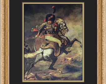 テオドール・ジェリコー - 突撃する猟馬（1812年） - クラシック絵画