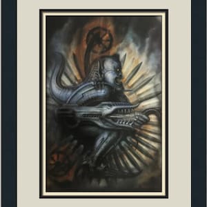 HR Giger H. R. Giger Goho Dohji Custom Framed Print