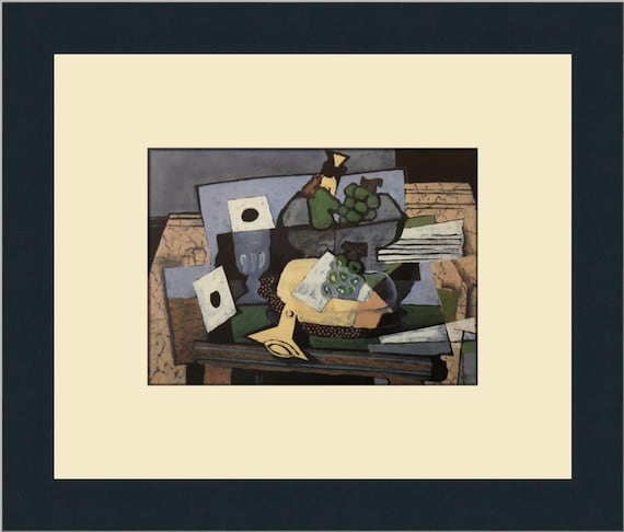 ジョルジュ・ブラックのブドウとクラリネットのある静物画 カスタム