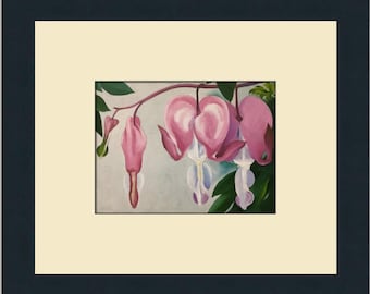 Georgia O'Keeffe Bleeding Hearts wydruk w ramie na zamówienie