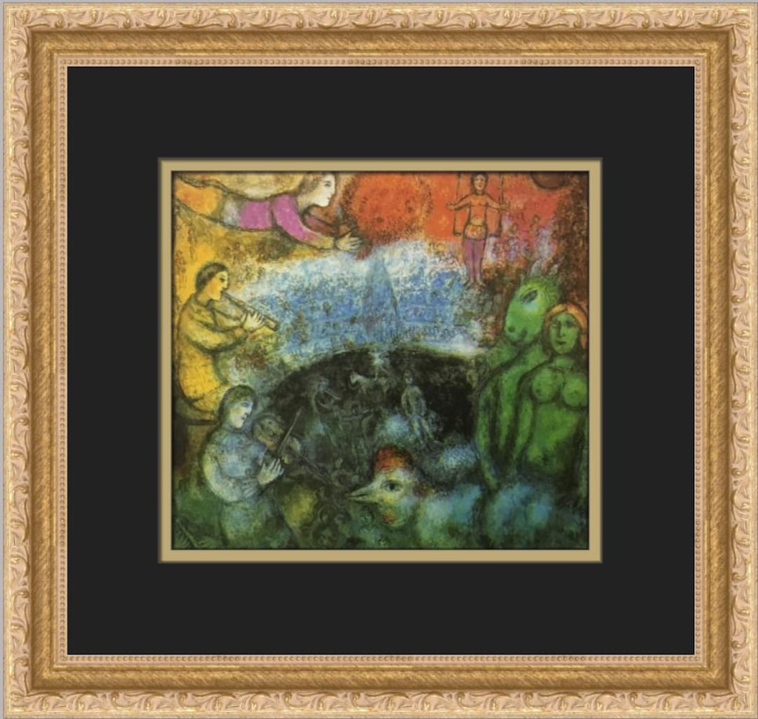 マルク・シャガール「グランド・パレード」カスタムフレームプリント