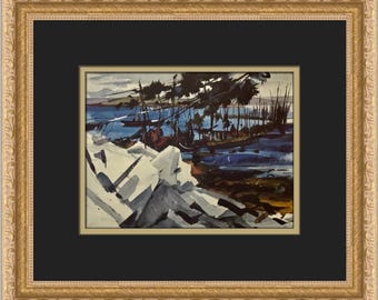 Original Vintage Andrew Wyeth “JACKLIGHT” - 1982 Hand Signed