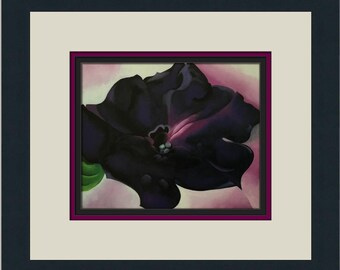 希少! ia O'Keeffe Petunia,1925 Poster 希少! Georgia O'Keeffe Petunia,1925 Poster - メルカリ