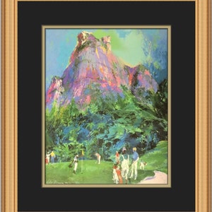 Leroy Neiman International Foursome Benutzerdefinierter gerahmter Druck