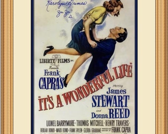 Karolyn Grimes It&#39;s A Wonderful Life Autographed Photo Custom Framed