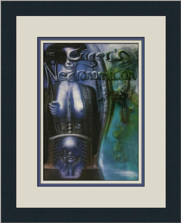 HR Giger H. R. Giger Necronomicon Custom Framed Print - Etsy