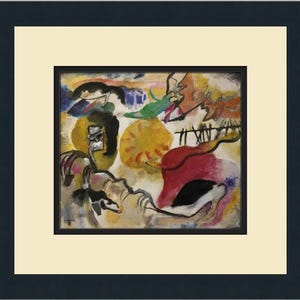 Wassily Kandinski The Gardens of Love Custom Framed Print