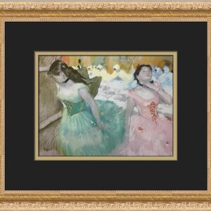 Edgar Degas The Entry of the Masked Dancers Custom Framed Print