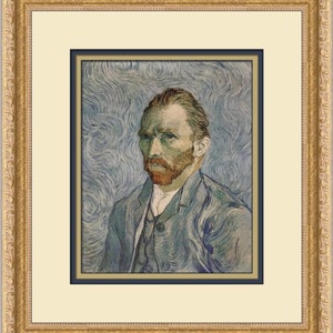 Vincent Van Gogh Self-Portrait II Custom Framed Print
