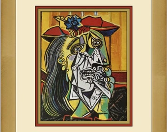 Pablo Picasso Weeping Woman Custom Framed Print - Etsy