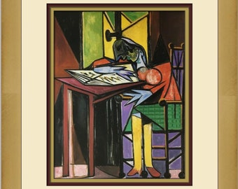 パブロ・ピカソ - 読書する女性 (1921) - 17