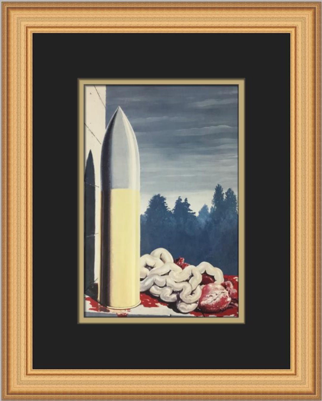 Rene Magritte the Witness Custom Framed Print - Etsy