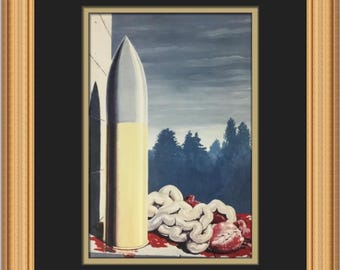 Rene Magritte the Witness Custom Framed Print - Etsy