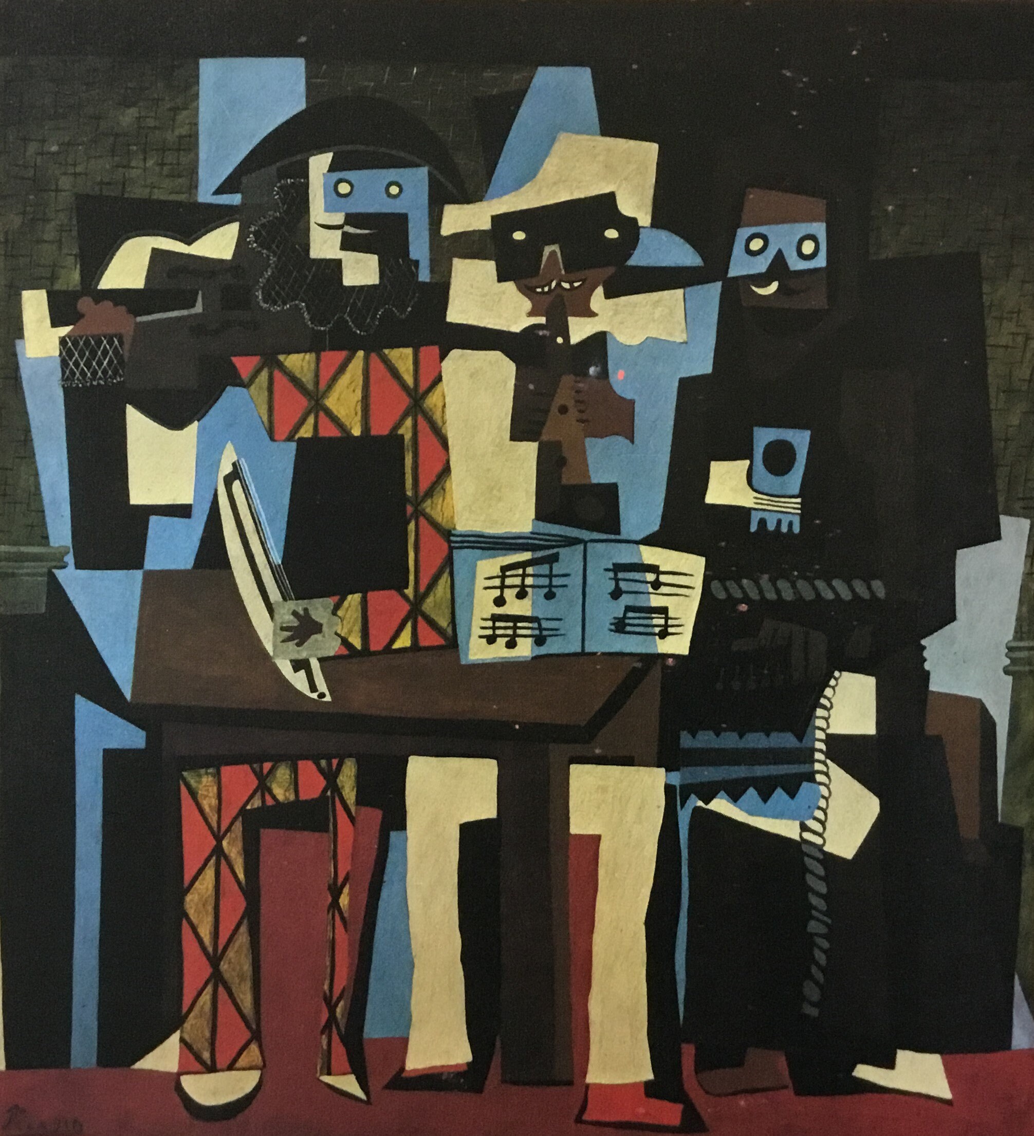 Pablo Picasso the Three Musicians Custom Framed Print - Etsy