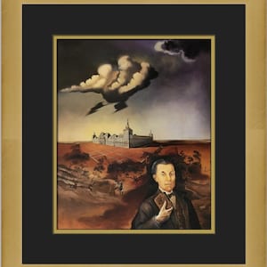 Salvador Dali Portrait of Ambassador Cardenas Custom Framed Print