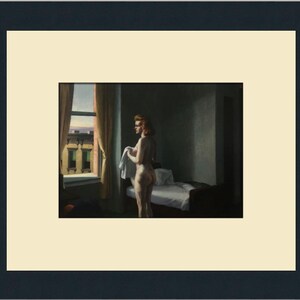 Edward Hopper Morning in a City Custom Framed Print