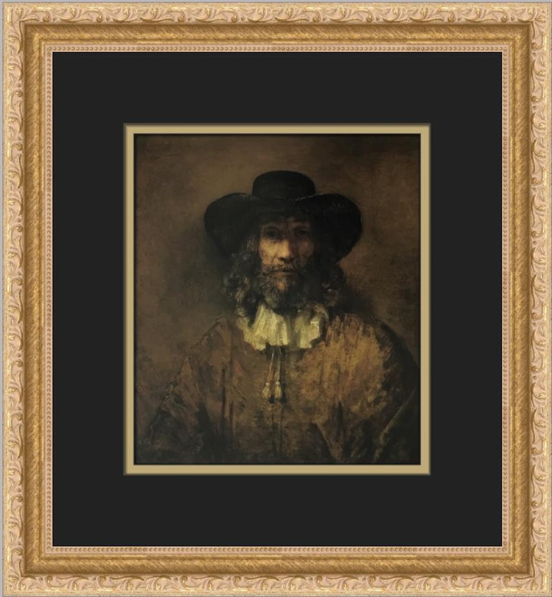 Rembrandt Van Rijn A Man With a Beard Custom Framed Print - Etsy