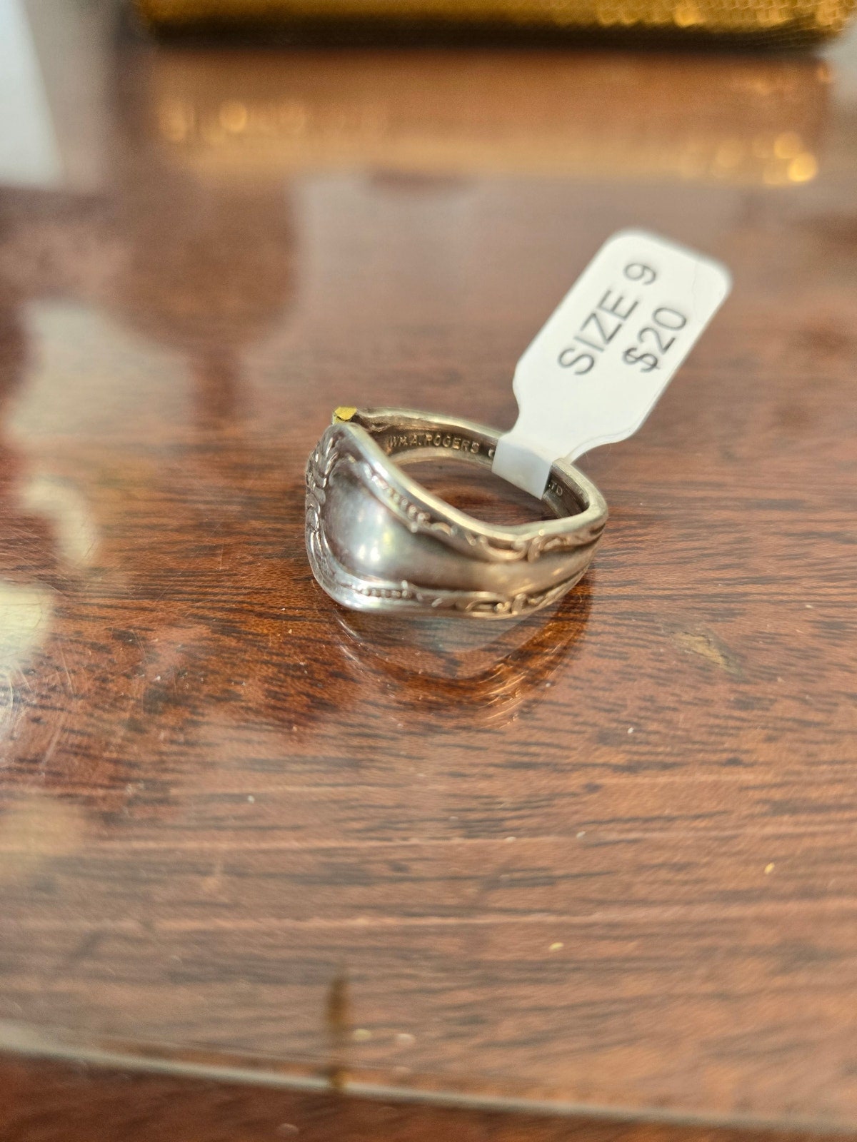 WMA Rogers Oneida LTD Vintage Spoon Ring Flatware Silverware
