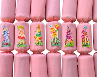 6 galletas navideñas de hadas de estilo vintage