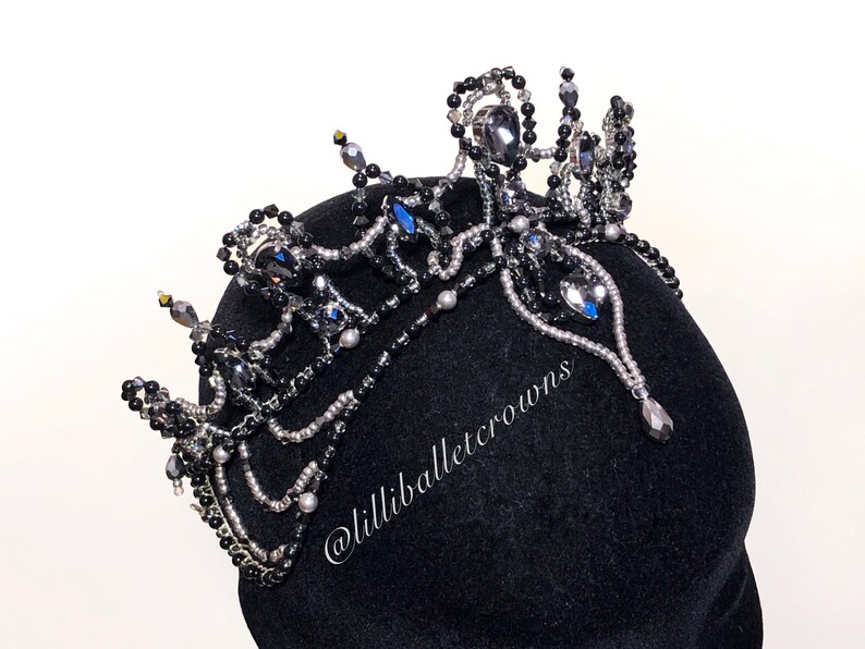 Black Swan Tiara Odile Tiara Ballet Tiara Ballet Headpiece - Etsy