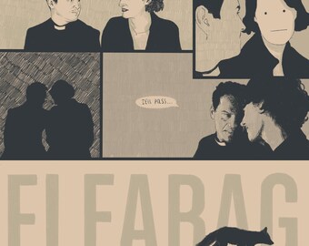Fleabag comic illustration art print