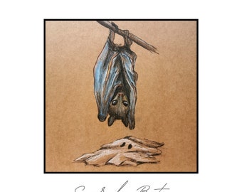 Scaredy Bat print
