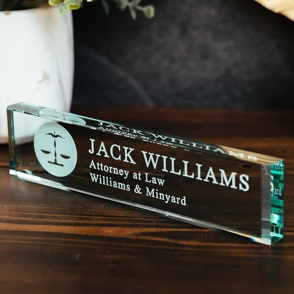 Judge Name Plates Etsy