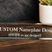 see more listings in the Desk Name Plates section