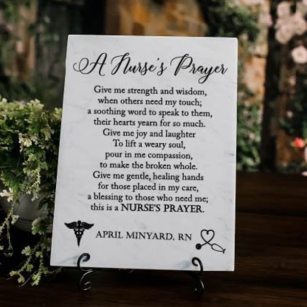 Nurses Prayer Etsy