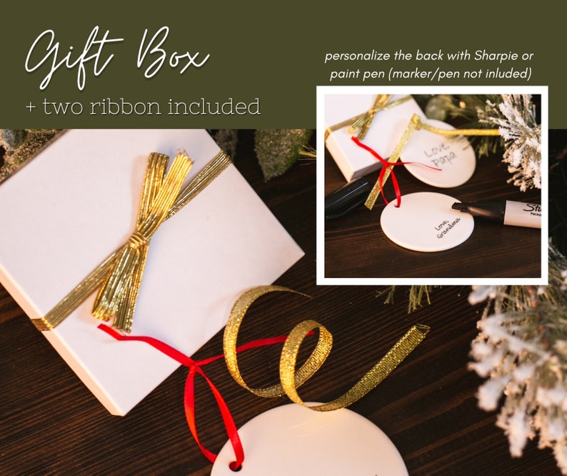 Beautiful Sister in Law Christmas Gift Idea Ceramic Round Ornament, 3