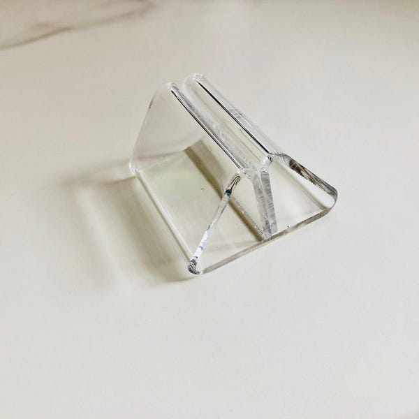 Acrylic PINCH Stand Sign Card Display Holders, Clear Stands for Acrylic Wedding Signs, Wedding Sign Holders, Acrylic Table Number Place Card