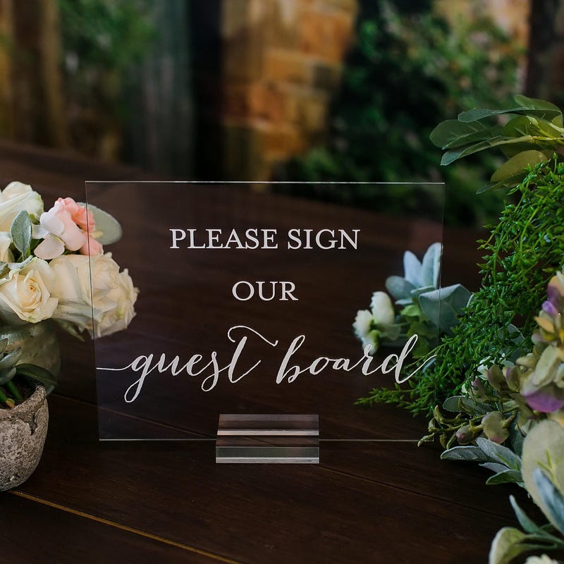 Guest Signing Board - Etsy