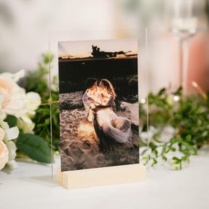 Custom Photo Printed on Acrylic, Personalized Photo Gift For Couple, Boyfriend Valentines or Birthday Present, Best Friends Photo Frame