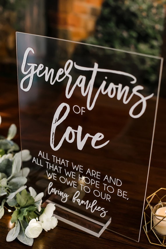 Generations Of Love All That We Are And That We Hope To Be We Etsy