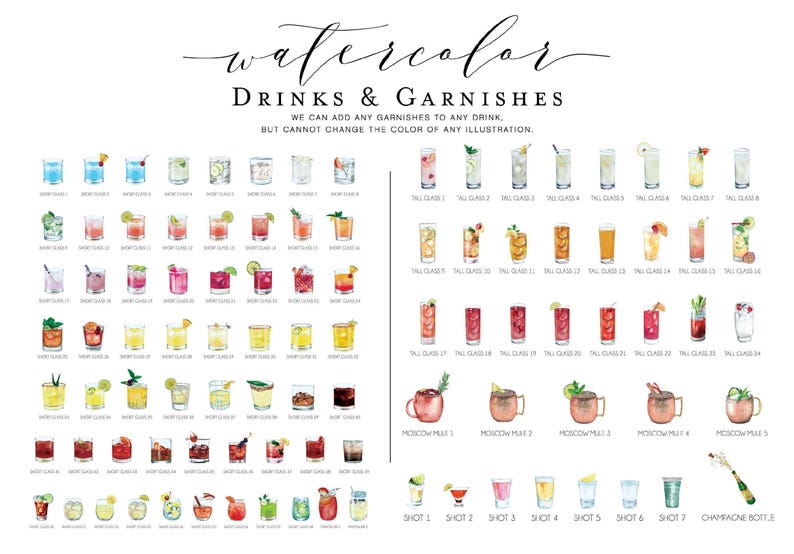 Wedding Cocktail Bar Menu Sign – Acrylic Reception Beverage Display with Signature His Her Drinks image 11