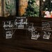 Set of 4x6 OR 5x7  Acrylic Wedding Signs, Gifts and Cards In Loving Memory Please Take One Favors Clear Glass Modern Calligraphy Sign, SIGNA 