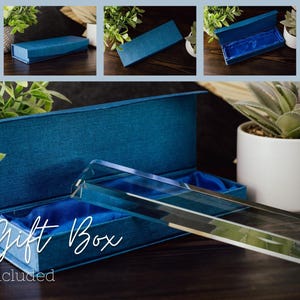 LPN, RN, Nurse Glass Office Desk Name Plate, Clear Personalized Nameplate, Medical Practitioner Appreciation Gift, Nursing School Graduation