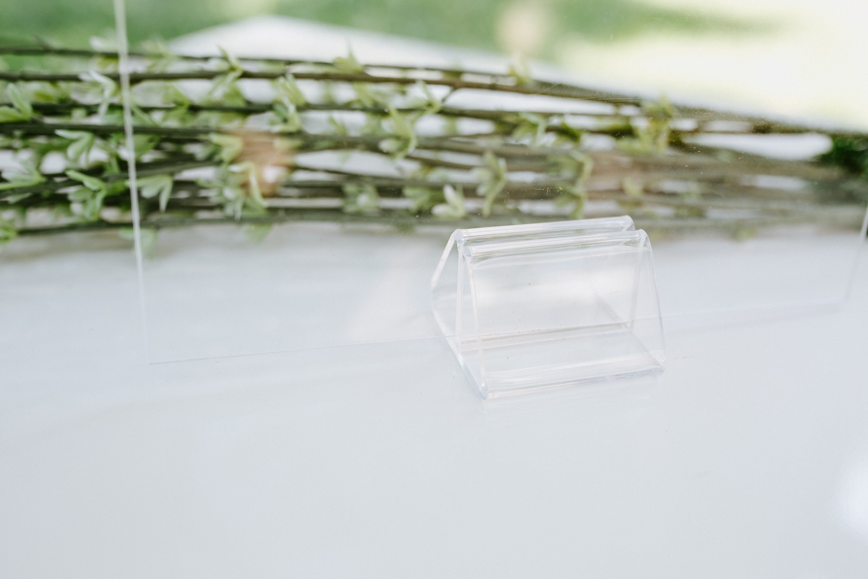 Acrylic PINCH Stand Sign Card Display Holders Clear Stands Etsy