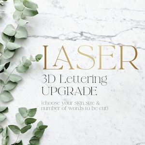 3D Laser Wording Upgrade