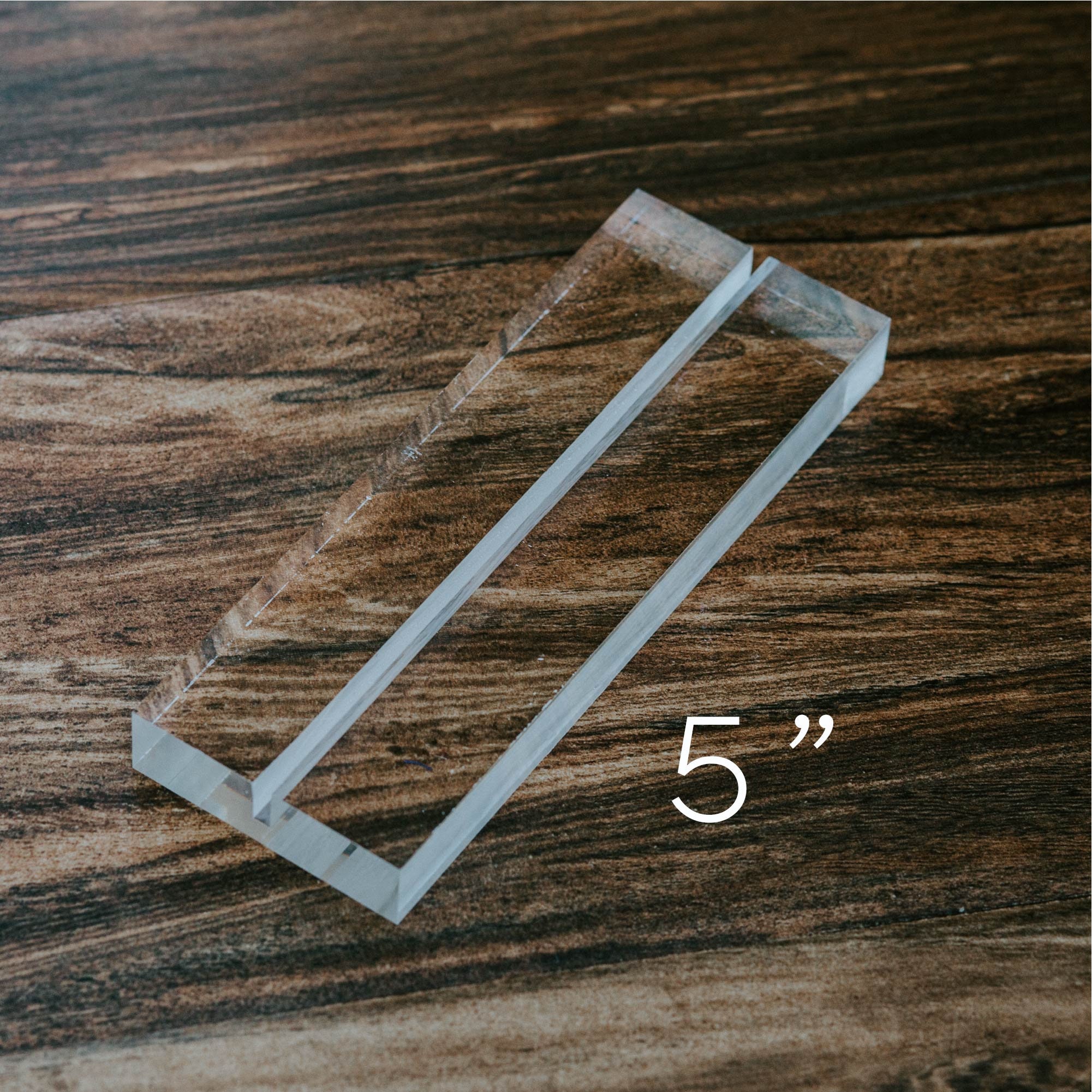 Acrylic Sign BLOCK Stand Card Display Holders Clear Stands Etsy