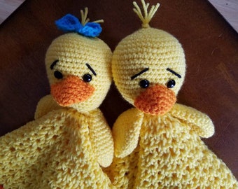 Duck lovey. Duck security blanket