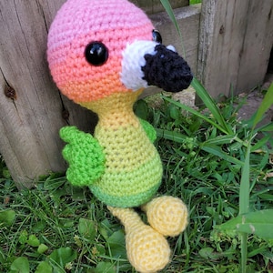 Flamingo amigurumi flamingo stuffie flamingo plush