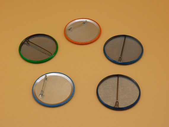 1990s Computer Collectable Pin Back Buttons Funny… - image 8