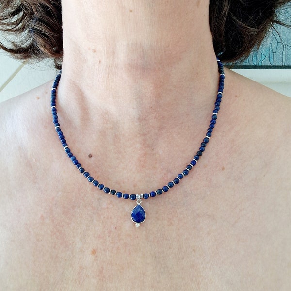 Collier Lapis-lazuli