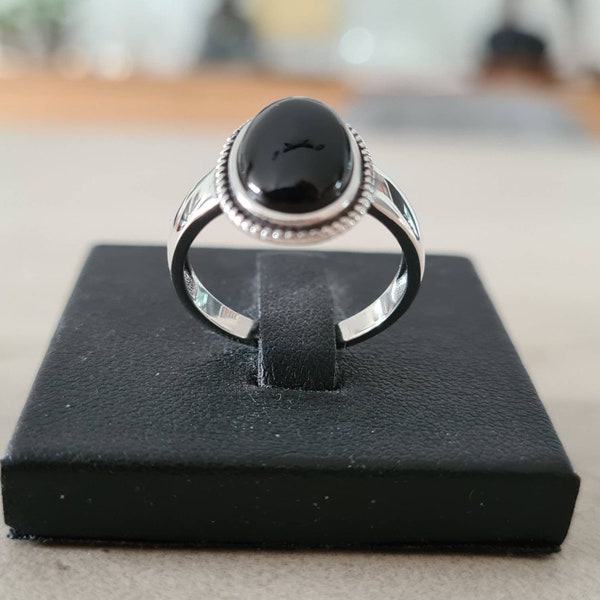 Bague argent 925 Onyx