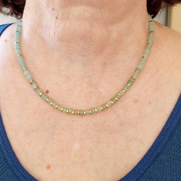 Collier heishis Aventurine