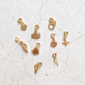 Gold stainless steel charms