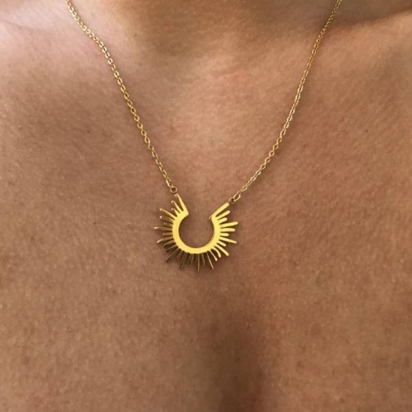 Collier demi-soleil