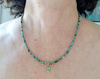 Collier Turquoises Africaines
